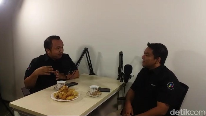 Host program Gorengan Sore detikSumut. (Datuk Haris Molana/detikSumut)