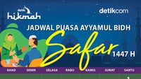 Jadwal Puasa Ayyamul Bidh Safar 1447 H/Agustus 2025 M