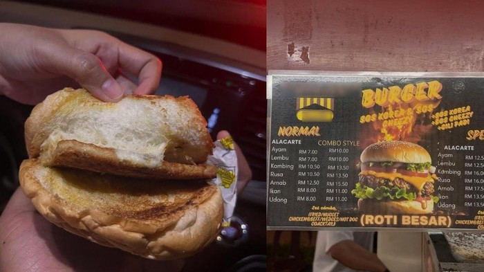 Kecewa! Pelanggan Beli 3 Buah Burger Kaki Lima Seharga Rp 166 Ribu