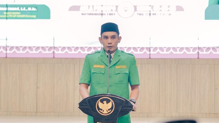 Ketua GP Ansor Kencong Agus Nur Yasin.