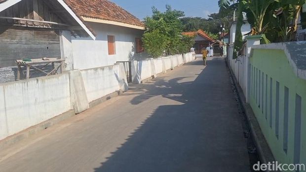 Lokasi bentrokan massa FPI dan PWI LS di Desa Pegundan, Kecamatan Petarukan, Kabupaten Pemalang, saat acara pengajian yang menghadirkan Habib Rizieq Shihab, Rabu (23/7/2025).
