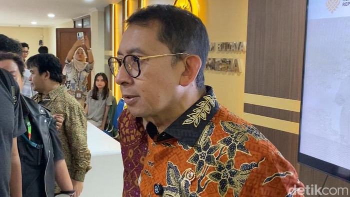 Menteri Kebudayaan (Menbud) Fadli Zon. (Devi/detikcom)