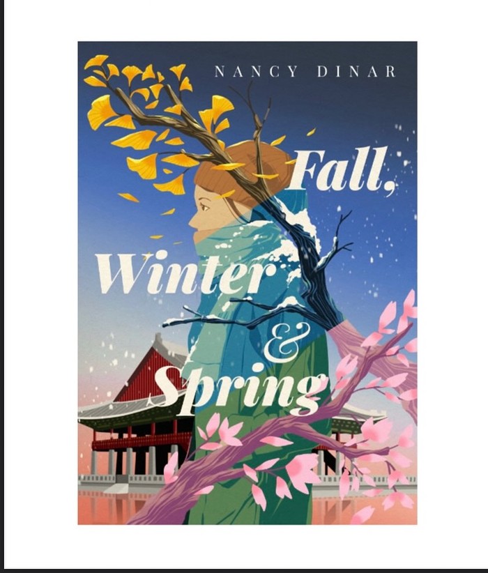 Novel Nancy Dinar Fall, Winter & Spring Sampul novel Nancy Dinar Fall, Winter & Spring, mengisahkan seorang perempuan Indonesia bernama Zuri yang mengidap kanker otak dan hanya punya 6 bulan untuk hidup. Di akhir hidupnya dia memilih pindah ke Korea Selatan dan menghadapi banyak cerita hidup baru.