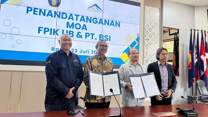 Penandatanganan Nota Kesepahaman (MoU) dan Perjanjian Kerja Sama (MOA) PT BSI dan FPIK UB