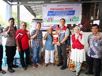 Pertamina Salurkan Bantuan untuk Korban Kebakaran 1 Ulu Palembang