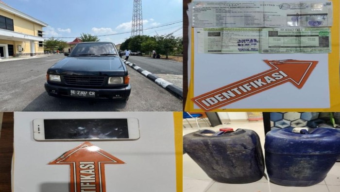 Pria di OKU ditangkap diduga akan melakukan penimbunan BBM jenis Solar