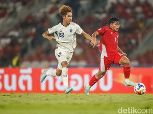 Babak I Extra Time, Indonesia Vs Thailand Masih Imbang