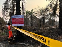 Cegah Karhutla Riau, KLH Segel 4 Perusahaan & Tutup Satu Pabrik Sawit