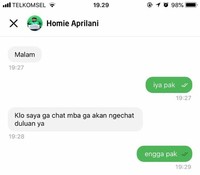 Chat Kocak Ojol