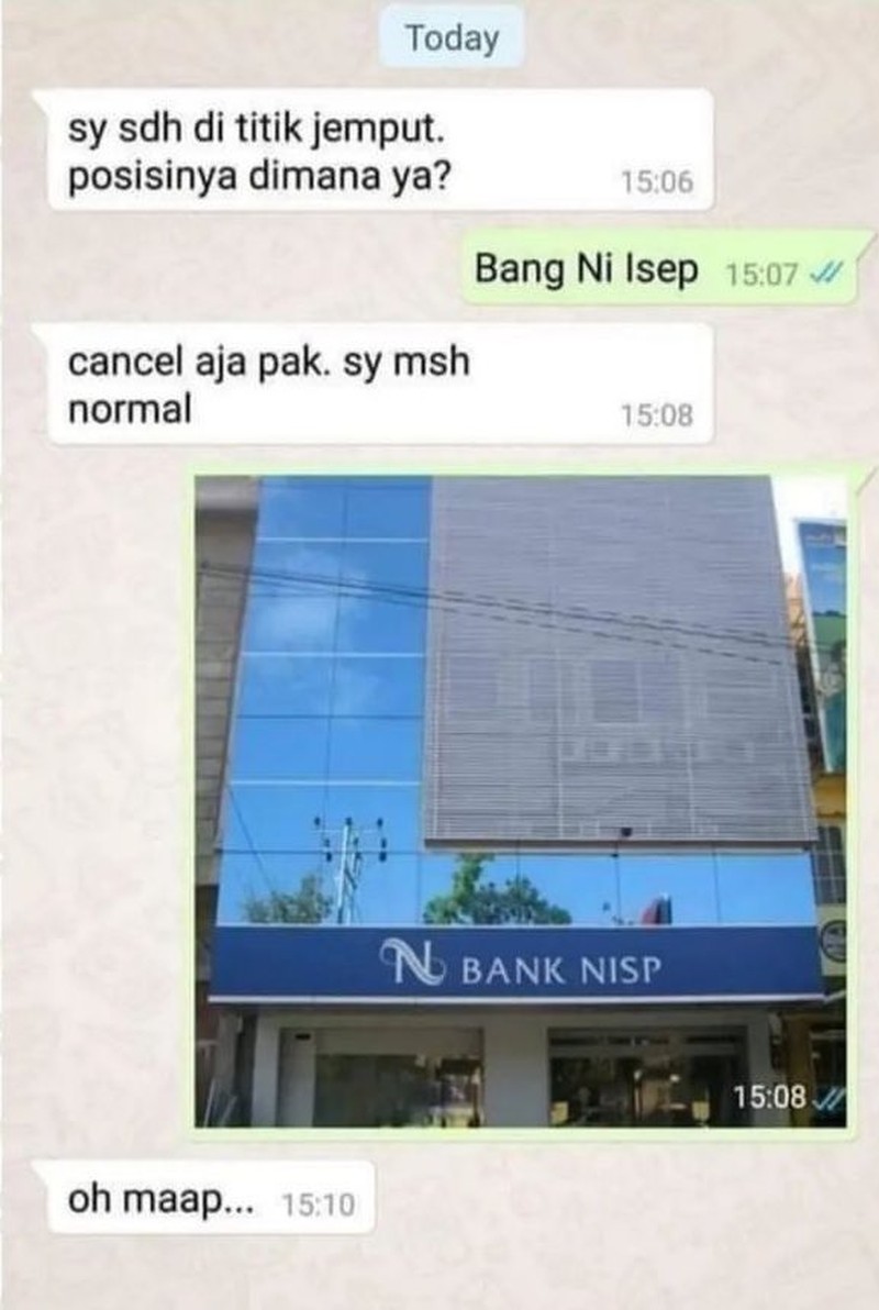Chat Kocak Ojol
