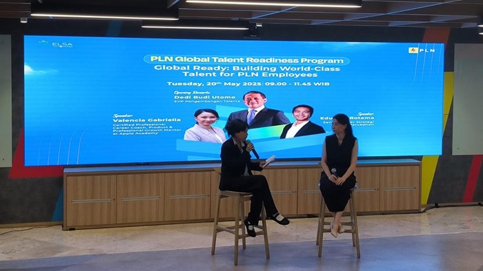 PT PLN meluncurkan program pelatihan Bahasa Inggris berbasis teknologi kecerdasan buatan (AI) bernama Global Talent Readiness Program (GTRP)