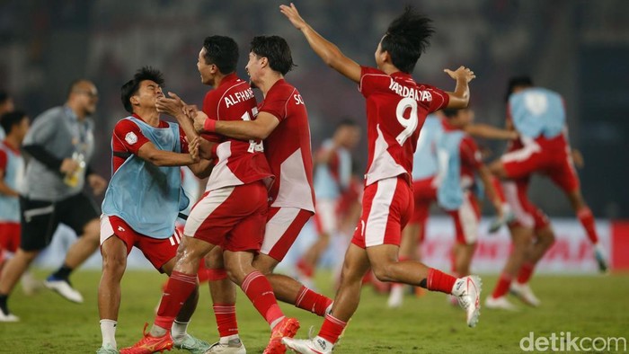 Timnas Indonesia U-23 ke final Piala AFF U-23 2025. Garuda Muda menang adu penalti lawan Thailand U-23, usai berimbang 1-1 dalam 120 menit di Stadion Utama Gelora Bung Karno, Senayan, Jumat (25/7/2025).