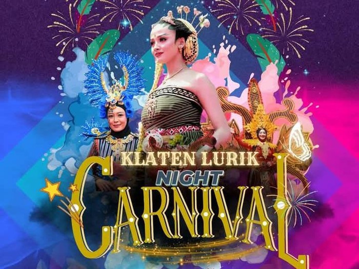 Flyer Klaten Lurik Night Carnival 2025.