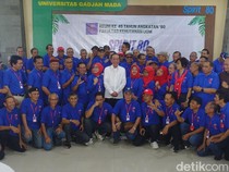 Cerita Nostalgia Jokowi Saat Reuni Fakultas Kehutanan UGM
