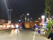Truk Tabrak Pikap dan 2 Motor di Jalan Poros Maros-Pangkep, 1 Orang Luka