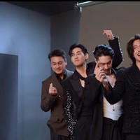 F4 bersama lagi setelah bubar pada 2009. Fans tentu senang melihat Jerry Yan, Vic Chou, Vanness Wu, dan Ken Chu satu panggung dalam sebuah kolaborasi spesial di konser Mayday. Foto: Instagram @binmusic.ig
