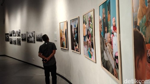 Pameran FOTO Bali Festival 2025 di Labirin Galeri, Nuanu Creative City, Desa Beraban, Kecamatan Kediri, Tabanan, Sabtu (26/7/2025).