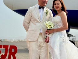 Pernikahan Viral di Langit, Influencer Gelar Resepsi di Pesawat Boeing 747