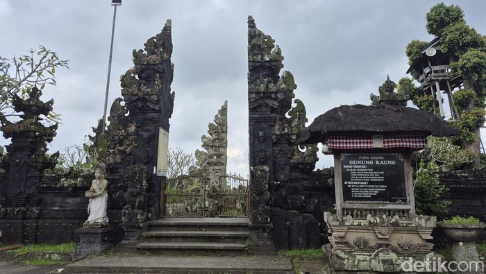 Pemedalan Pura Agung Gunung Raung di Desa Taro, Kecamatan Tegallalang, Gianyar, Bali. (Foto: Ni Komang Ayu Leona W/detikBali)