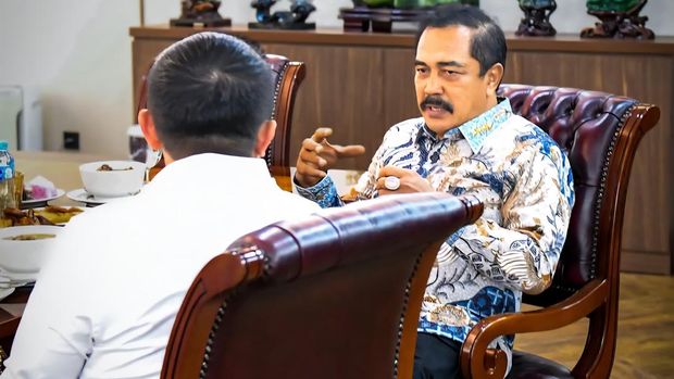Seskab Teddy Bertemu Menteri Imipas Agus Andrianto