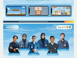 Bikin Game Kota Sehat Islami, Mahasiswa Unair Raih Gold Medal di Kompetisi Dunia