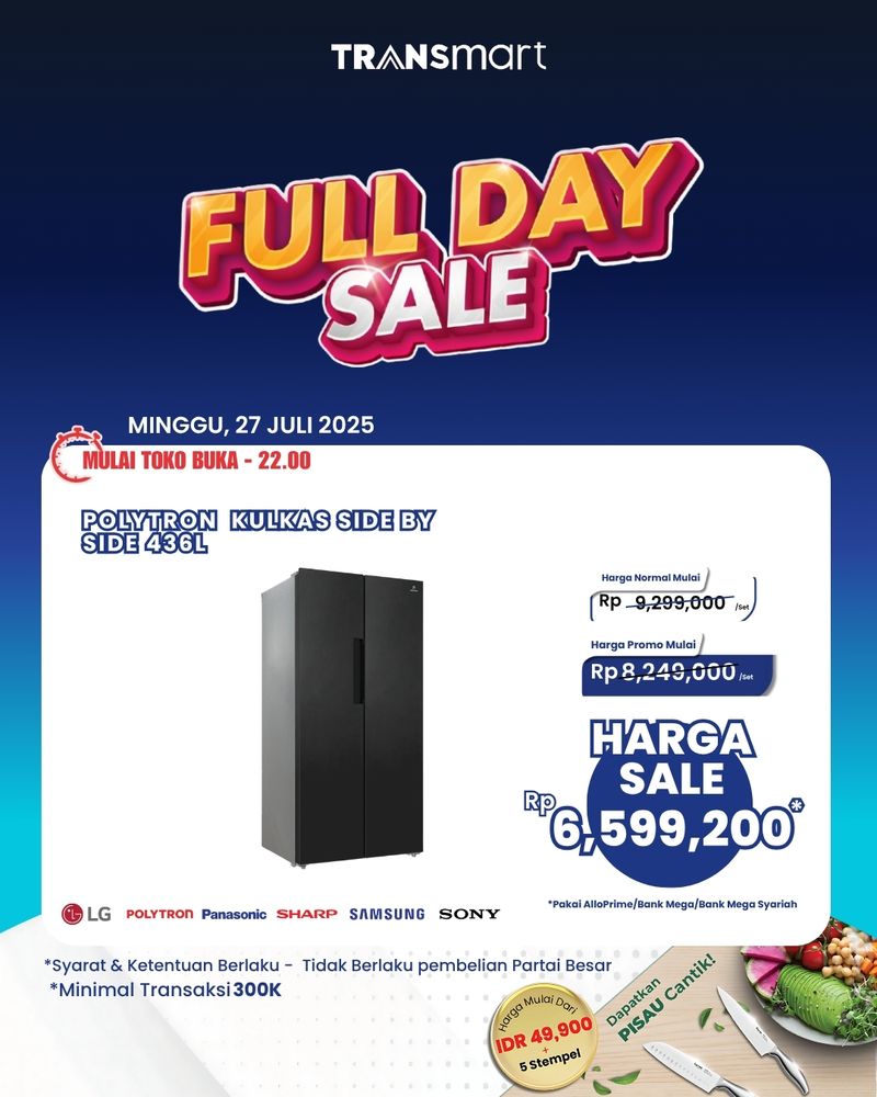 Transmart Full Day Sale 27 Juli 2025.