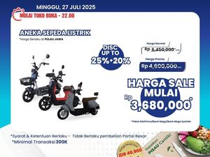 Asyik! Beli Sepeda Listrik Jadi Hemat di Transmart Full Day Sale
