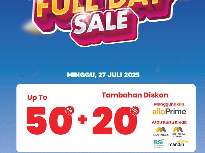 Transmart Full Day Sale 27 Juli