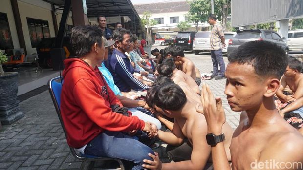 183 pemuda pesta Batandos diamankan di Polres Jombang