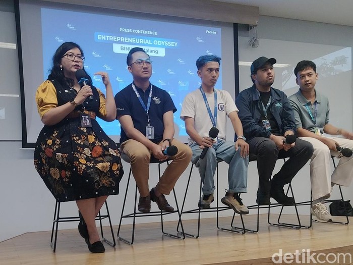 Binusian Malang yang telah sukses mengembangkan usaha dengan berkuliah dan gelaran Entrepreneurial Odyssey