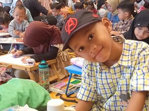 Keseruan Lomba Mewarnai di Pekan Seni Anak Pintar Indonesia 2025