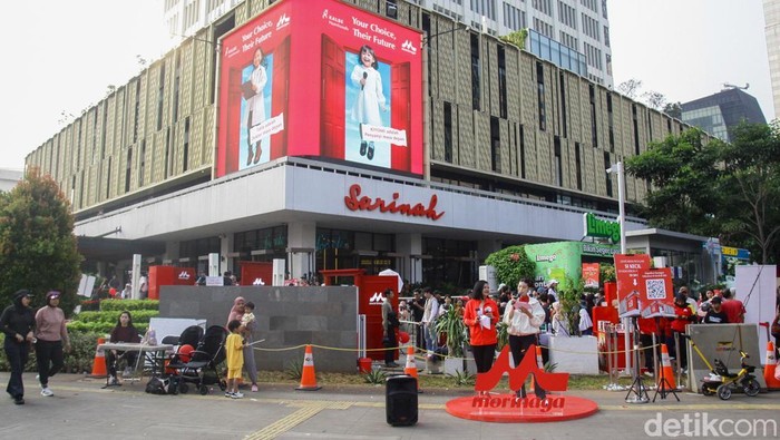 Morinaga Ajak Orang Tua Rancang Masa Depan Anak Kalbe Nutritionals melalui merek Morinaga menggelar kampanye edukatif bertajuk Your Choice, Their Future di Outdoor Sarinah, Jakarta Pusat, Minggu (27/7/2025). Acara ini digelar dalam rangka memperingati Hari Anak Nasional 2025.