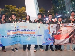 Lawan 110 Negara, Pelajar RI Boyong Medali di Olimpiade Matematika Dunia 2025