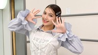 Shania Gracia mengumumkan segera lulus semalam saat konser JKT48 di Istora Senayan. Sebuah keputusan yang tidak mudah, butuh waktu yang sangat lama untukku bisa mengumumkannya, tulisnya di Instagram, Minggu (27/7/2025). (Foto: dok Instagram jkt48gracia)