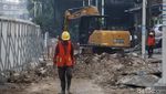 Ada Galian di Cilandak Jaksel, Lalin Simpang Fatmawati Tersendat