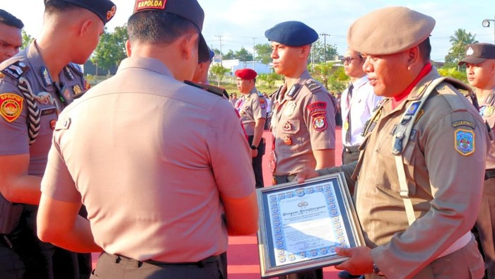 Anggota Satuan Polisi Pamong Praja (Satpol PP) Kalimantan Utara (Kaltara), Ali Rachman. Foto: Humas Polda Kaltara