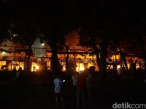 Kisah Pilu Pasar Taman Puring: Sepi Ditinggal Pembeli-Kini Kebakaran