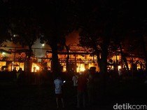 Kisah Pilu Pasar Taman Puring: Sepi Ditinggal Pembeli-Kini Kebakaran