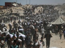 Kebrutalan Israel Menjadi-jadi Tembaki Warga Gaza Antre Bantuan