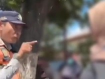 Viral, Emak-emak Ngamuk gegara Dilarang Parkir di Jalan Pejanggik Mataram