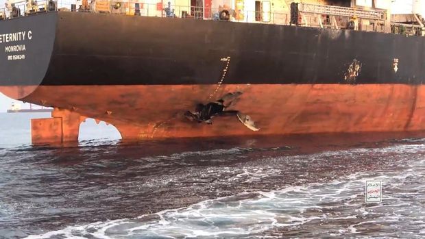 Kelompok teroris Houthi yang didukung Iran di Yaman telah merilis rekaman serangan mereka terhadap kapal kargo berbendera Liberia dan milik Yunani, M/V Eternity C, yang tenggelam hari ini di Laut Merah Selatan. (Dok. MMY.YE via X/@sentdefender)