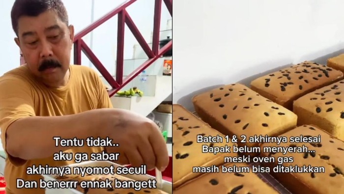 kisah pensiunan tni viral di Instagram kini berjualan bolu pisang