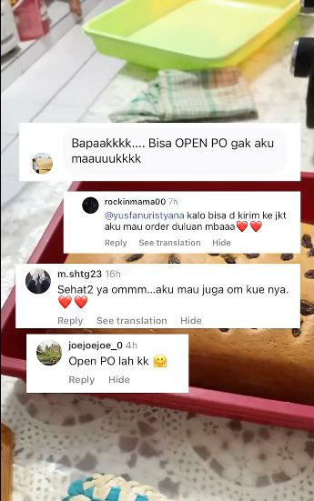 kisah pensiunan tni viral di Instagram kini berjualan bolu pisang