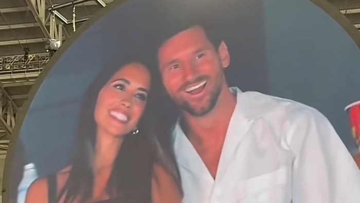 Lionel Messi dan Antonella Roccuzzo