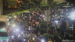 Potret Lalin Sekitar Pasar Taman Puring Macet Total Imbas Kebakaran