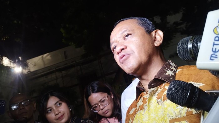 Ketua Umum Golkar Bahlil Lahadalia di Kompleks Istana Kepresidenan Jakarta, Selasa (22/7/2025).