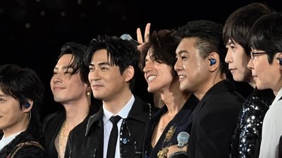 Gaya Personel F4 Reuni Lagi di Beijing, Makin Kompak Serba Hitam