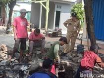Jalan Mayor Kusmanto Klaten yang Ambles Berlubang Akhirnya Diperbaiki