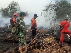 Karhutla di Muara Enim Meluas di 2 Desa, Baru Padam Dua Hektare