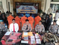 Kasus Narkoba di Tabanan Naik Tajam, Polisi Tangkap 49 Tersangka